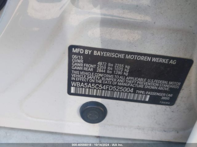 Photo 8 VIN: WBA5A5C54FD525004 - BMW 528I 