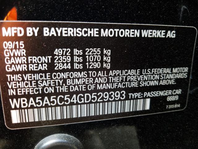 Photo 9 VIN: WBA5A5C54GD529393 - BMW 528 I 