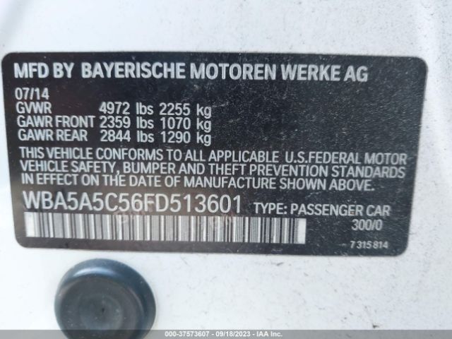 Photo 8 VIN: WBA5A5C56FD513601 - BMW 528I 