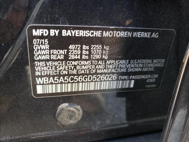 Photo 12 VIN: WBA5A5C56GD526026 - BMW 528 I 