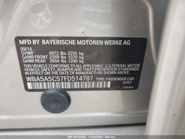 Photo 8 VIN: WBA5A5C57FD514787 - BMW 528 