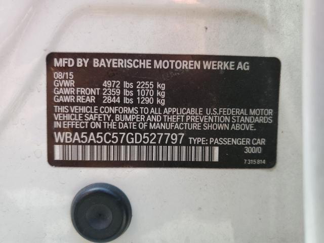 Photo 12 VIN: WBA5A5C57GD527797 - BMW 528 I 