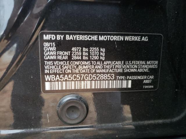 Photo 12 VIN: WBA5A5C57GD528853 - BMW 5 SERIES 