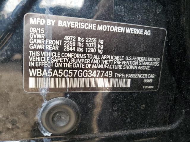 Photo 11 VIN: WBA5A5C57GG347749 - BMW 5 SERIES 