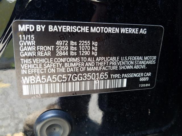 Photo 9 VIN: WBA5A5C57GG350165 - BMW 528 I 