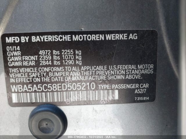 Photo 8 VIN: WBA5A5C58ED505210 - BMW 528I 