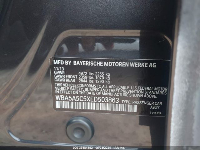 Photo 8 VIN: WBA5A5C5XED503863 - BMW 528I 