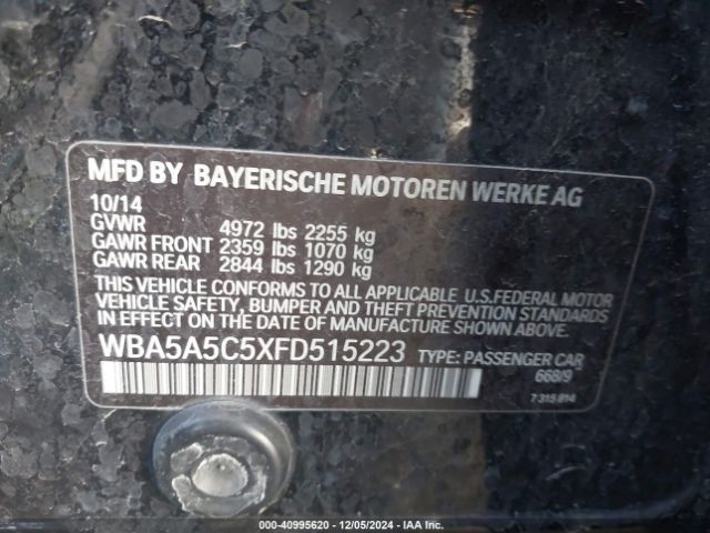 Photo 8 VIN: WBA5A5C5XFD515223 - BMW 528I 