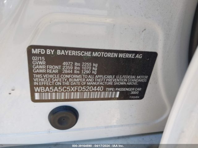 Photo 8 VIN: WBA5A5C5XFD520440 - BMW 528I 