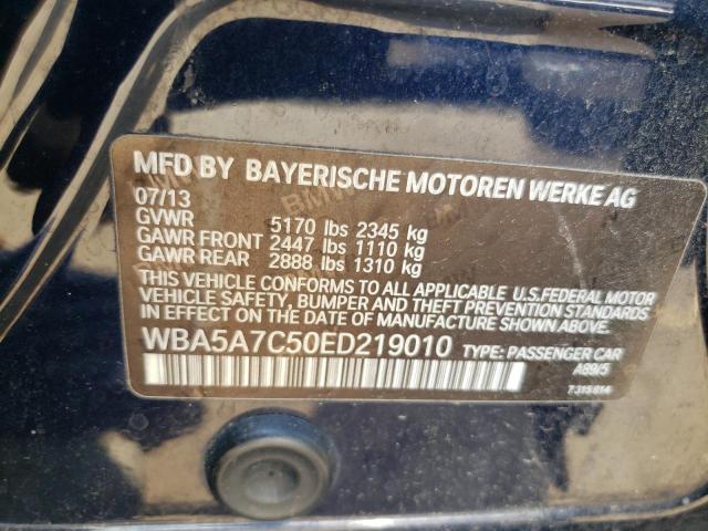 Photo 11 VIN: WBA5A7C50ED219010 - BMW 5 SERIES 