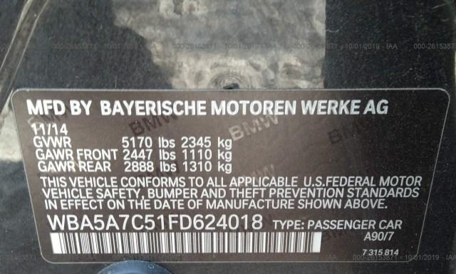 Photo 8 VIN: WBA5A7C51FD624018 - BMW 528 