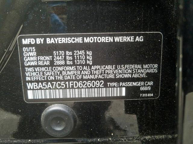 Photo 9 VIN: WBA5A7C51FD626092 - BMW 528 XI 