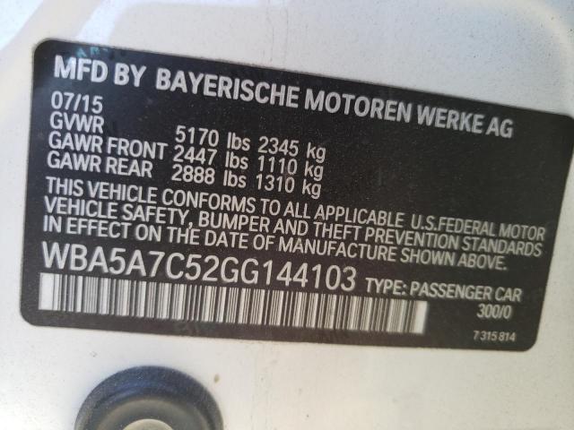 Photo 11 VIN: WBA5A7C52GG144103 - BMW 528 XI 