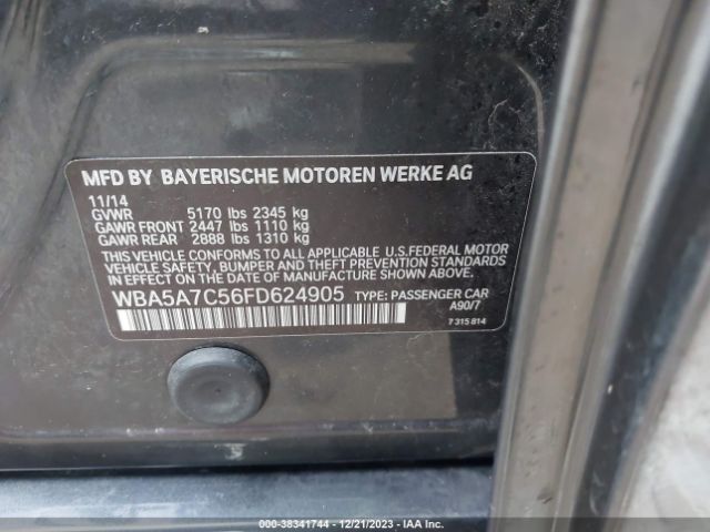 Photo 8 VIN: WBA5A7C56FD624905 - AUDI A5 