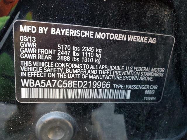 Photo 11 VIN: WBA5A7C58ED219966 - BMW 5 SERIES 