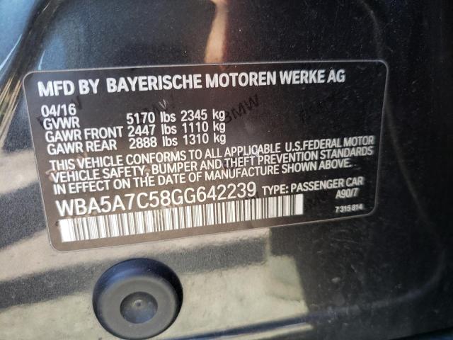 Photo 9 VIN: WBA5A7C58GG642239 - BMW 528 XI 