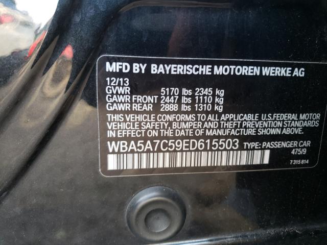 Photo 9 VIN: WBA5A7C59ED615503 - BMW 528 XI 