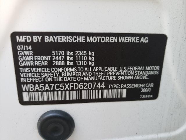 Photo 9 VIN: WBA5A7C5XFD620744 - BMW 528 