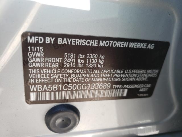 Photo 9 VIN: WBA5B1C50GG133689 - BMW 535 