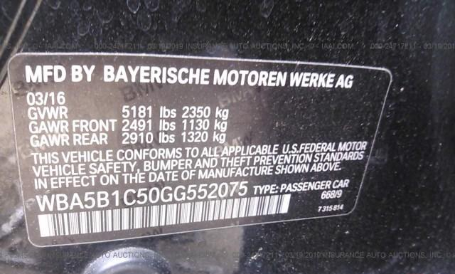 Photo 8 VIN: WBA5B1C50GG552075 - BMW 535 