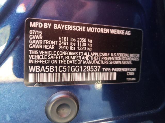 Photo 9 VIN: WBA5B1C51GG129537 - BMW 535 I 