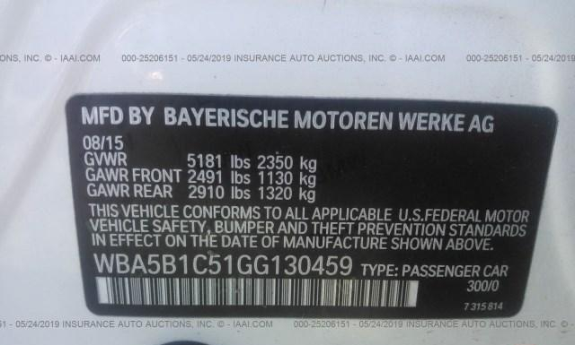 Photo 8 VIN: WBA5B1C51GG130459 - BMW 535 