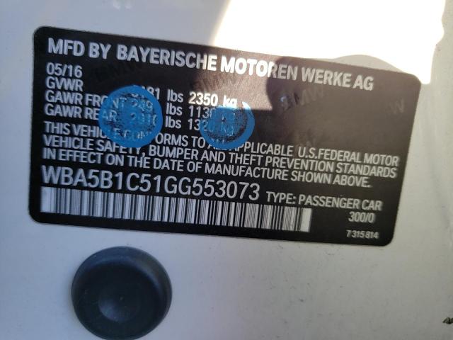 Photo 11 VIN: WBA5B1C51GG553073 - BMW 535 I 