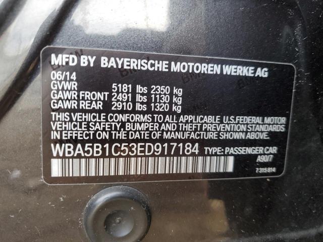 Photo 11 VIN: WBA5B1C53ED917184 - BMW 5 SERIES 