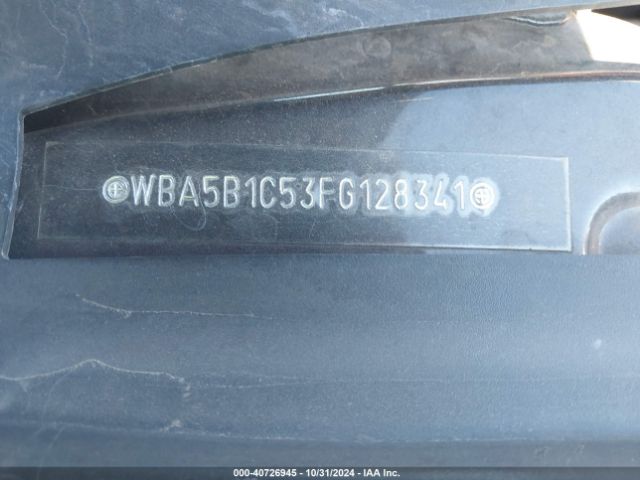 Photo 8 VIN: WBA5B1C53FG128341 - BMW 535I 