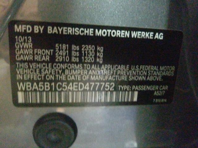 Photo 9 VIN: WBA5B1C54ED477752 - BMW 535 I 