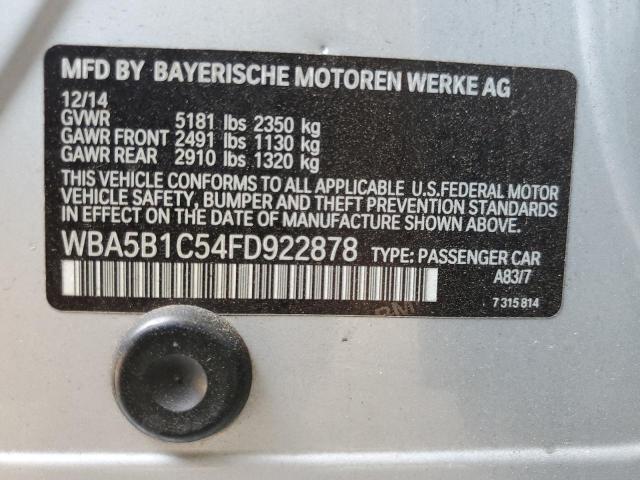 Photo 11 VIN: WBA5B1C54FD922878 - BMW 5 SERIES 