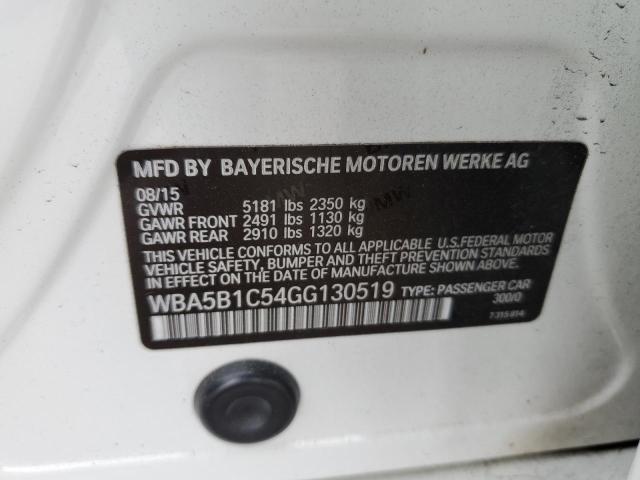 Photo 11 VIN: WBA5B1C54GG130519 - BMW 535 I 