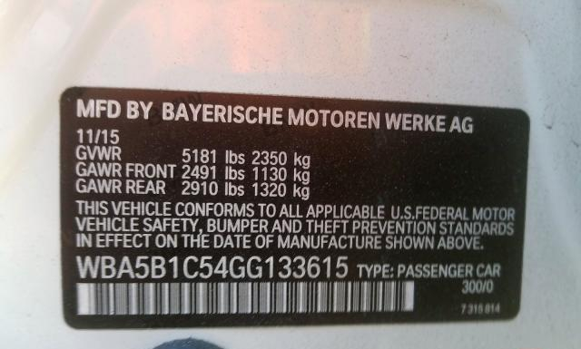 Photo 9 VIN: WBA5B1C54GG133615 - BMW 535 