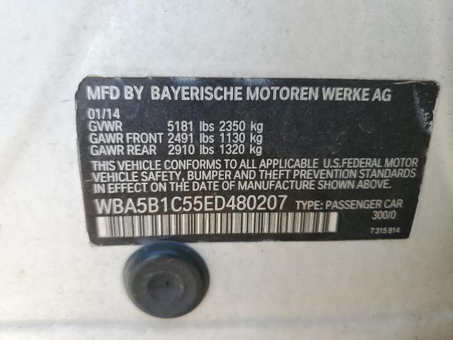 Photo 11 VIN: WBA5B1C55ED480207 - BMW 5 SERIES 