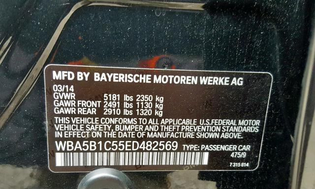 Photo 9 VIN: WBA5B1C55ED482569 - BMW 535 