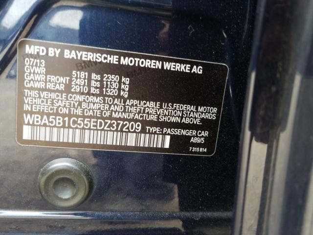 Photo 9 VIN: WBA5B1C55EDZ37209 - BMW 535 I 