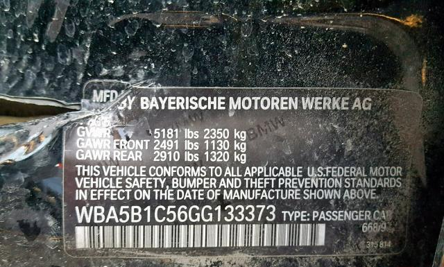 Photo 9 VIN: WBA5B1C56GG133373 - BMW 535 