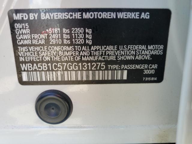 Photo 11 VIN: WBA5B1C57GG131275 - BMW 5 SERIES 