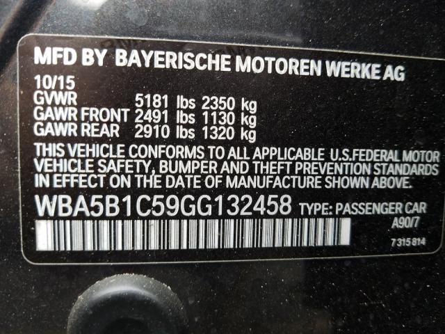 Photo 9 VIN: WBA5B1C59GG132458 - BMW 535 I 