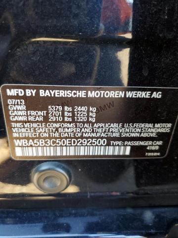 Photo 11 VIN: WBA5B3C50ED292500 - BMW 5 SERIES 