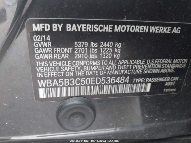 Photo 8 VIN: WBA5B3C50ED536484 - BMW 535I 