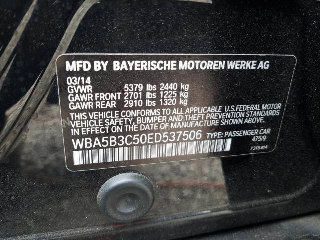 Photo 9 VIN: WBA5B3C50ED537506 - BMW 535 XI 