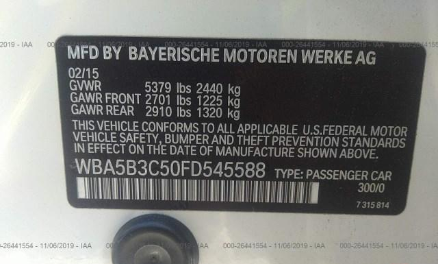 Photo 8 VIN: WBA5B3C50FD545588 - BMW 535 