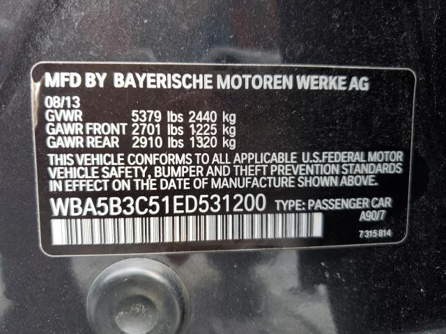 Photo 11 VIN: WBA5B3C51ED531200 - BMW 535 XI 