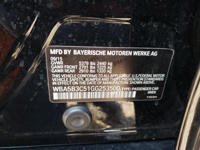 Photo 11 VIN: WBA5B3C51GG253500 - BMW 535 XI 