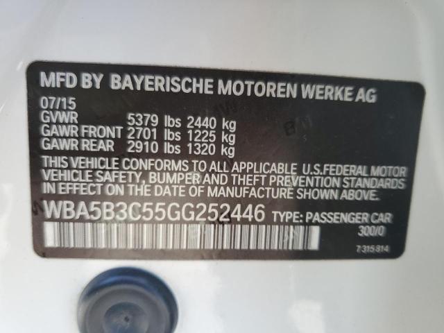 Photo 11 VIN: WBA5B3C55GG252446 - BMW 5 SERIES 