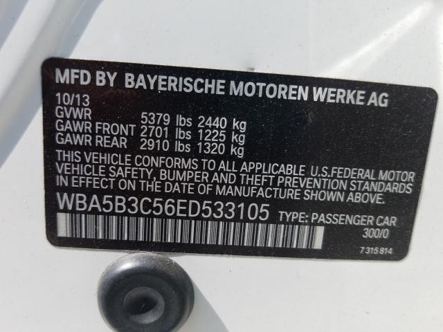 Photo 9 VIN: WBA5B3C56ED533105 - BMW 535 XI 