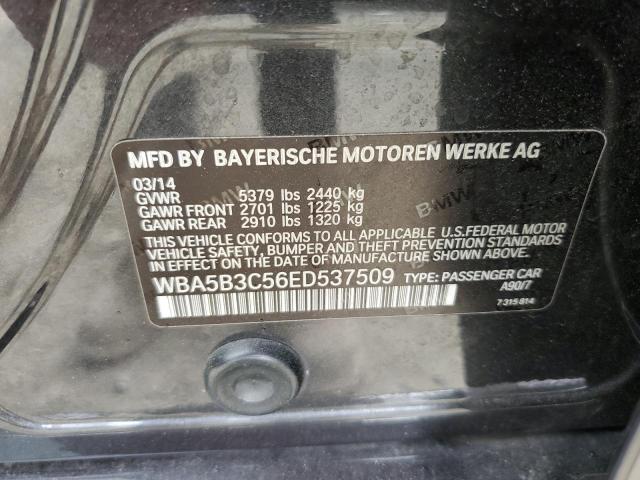 Photo 11 VIN: WBA5B3C56ED537509 - BMW 5 SERIES 