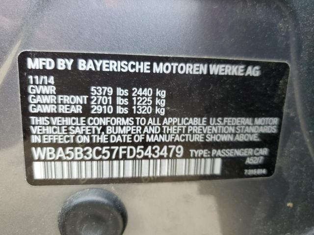 Photo 11 VIN: WBA5B3C57FD543479 - BMW 5 SERIES 