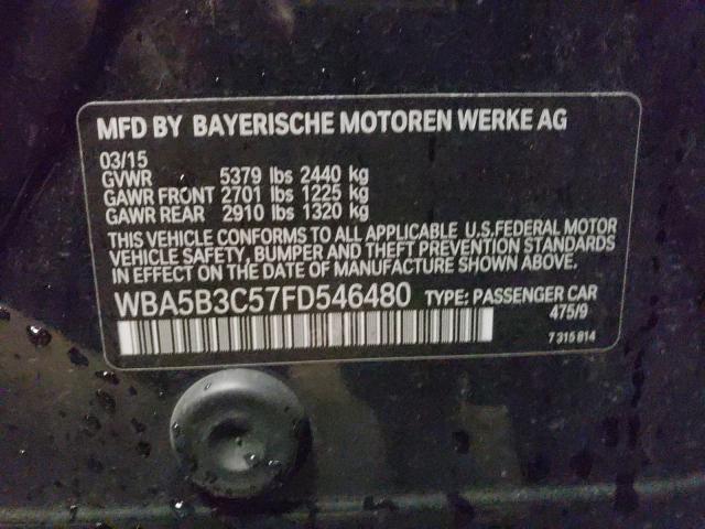 Photo 9 VIN: WBA5B3C57FD546480 - BMW 535 XI 